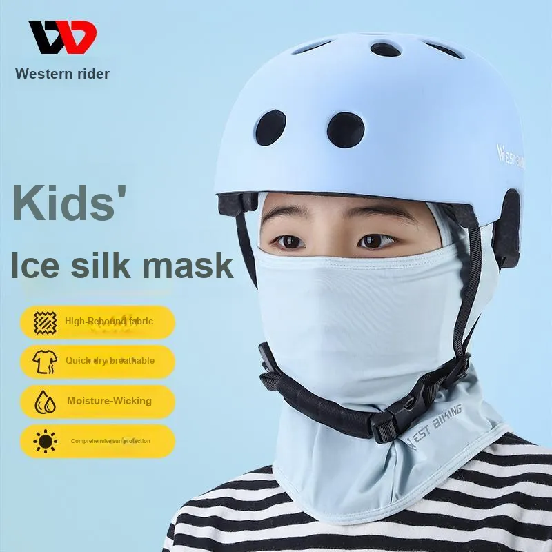 WEST BIKING Riding Equipment Pullover Face Masks Outdoor Kids' Polyamide+Elastane-2