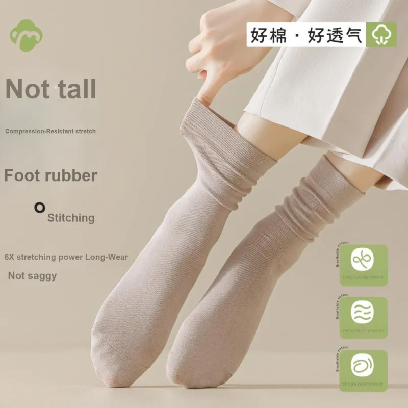 Temooues Mid Calf Socks Women's 4 Pack-2