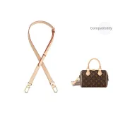 [Single Purchase]Vegetable Tanned Leather 1.5cm-Width 2 Sections Adjustable 100-120cm