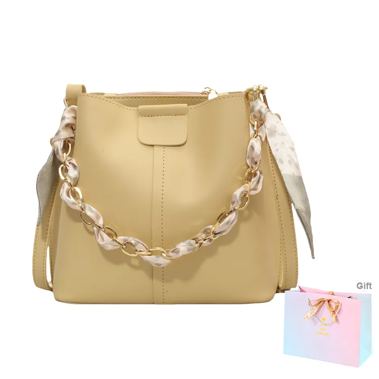 SUPERCUTE PU Crossbody One Shoulder Handbag Women's White/Black/Yellow/Green-16