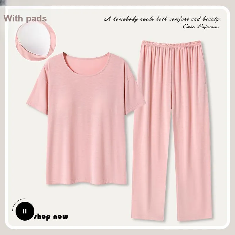 GOSO Pajama Set Women's Pink Shades-1