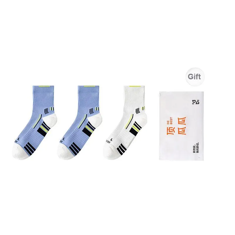 Top Melon Basketball Socks Men's Shopping Bag Combo Set-12
