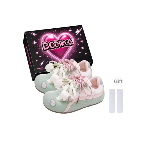 Boldi Kuki Низкий Топ Casual Женский Зеленый Тюльпан