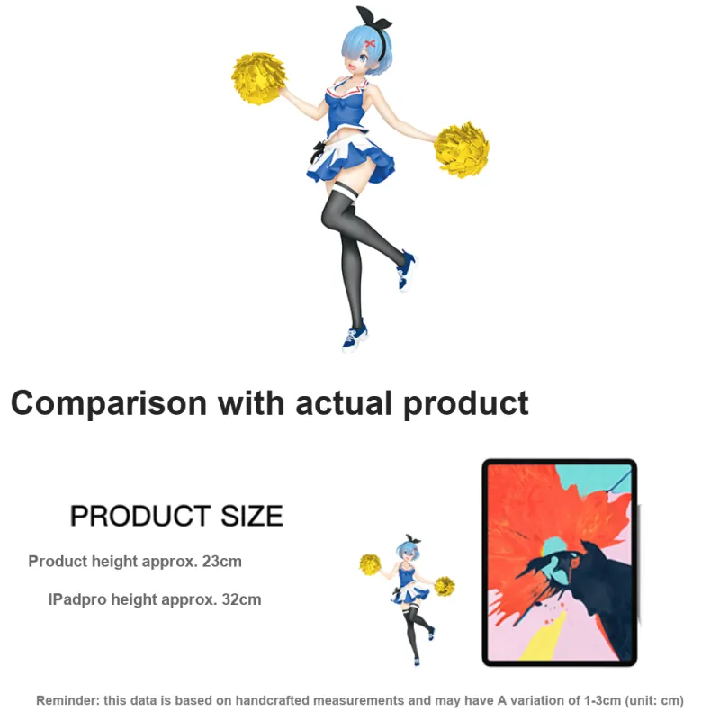 TAITO Rem Zero Starting Life In Another World Rem Cheerleader Bonus Gifts Different Colored-3