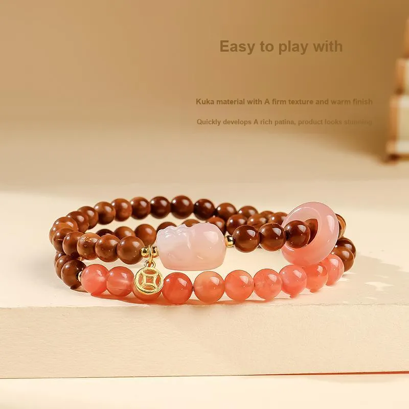 MUSHENGYUAN Kuka Bodhi Seed Bracelet Unisex-5