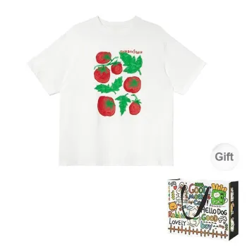 BVODE T Shirts Women's White Shopping Bag