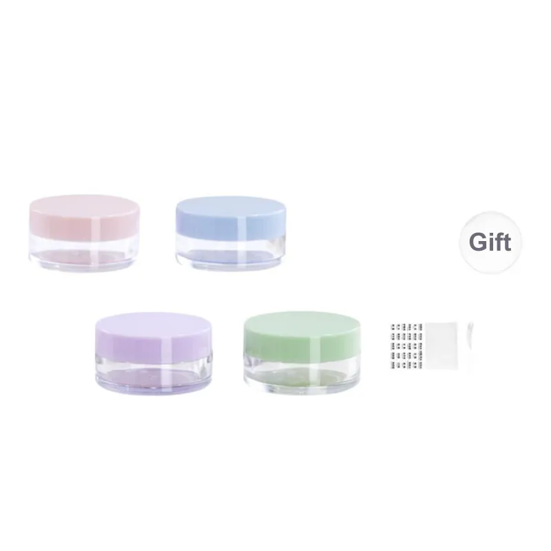 NILIYA Multicolor Face Cream Dispenser Bottles Travel Portable Empty Bottle 4 Pcs-0