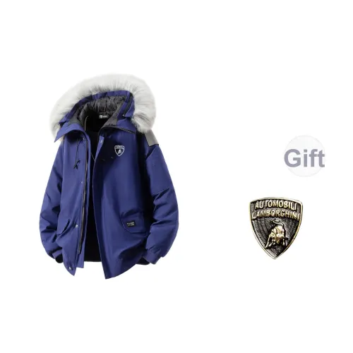 AUTOMOBILI LAMBORGHINI Хлопковый пуховик унисекс