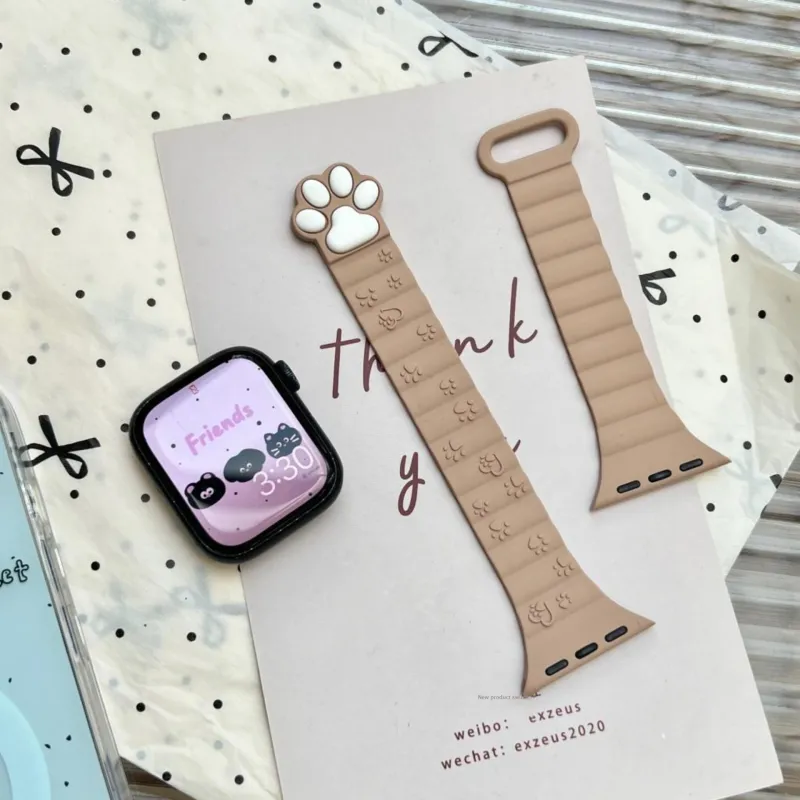 PULAISI Apple Compatibility Watch Band 298mm Silicone Material-10