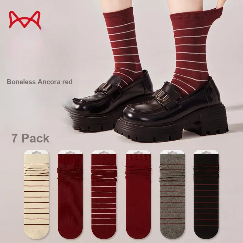 MIIOW Trend Party Series Mid Calf Socks Women's 3 Pack-2