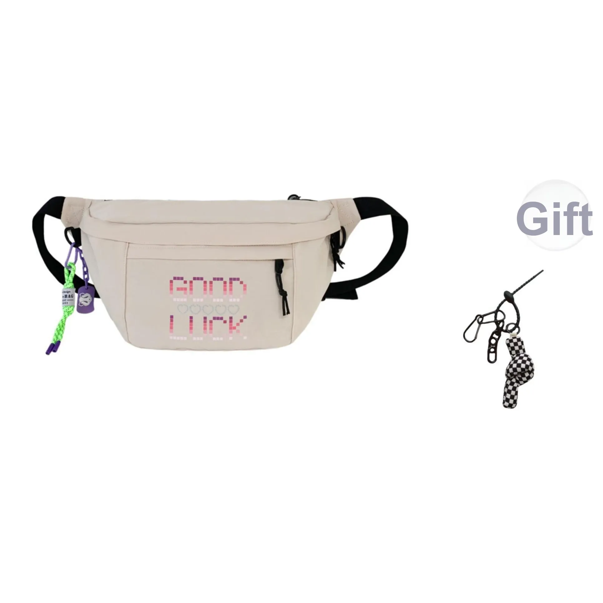 KAMLUI Холщовая сумка сумка через плечо унисекс разноцветная