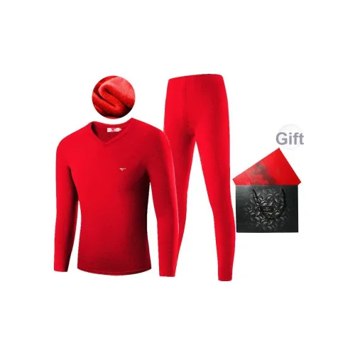 SEPTWOLVES Термический Комплект Мужской Gift Box Set + Сумка для покупок Красная