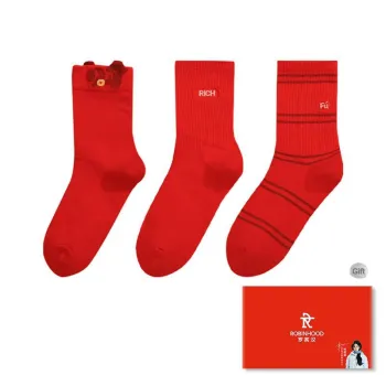 ROBINHOOD Mid Calf Socks Unisex Box Of 3 Pairs