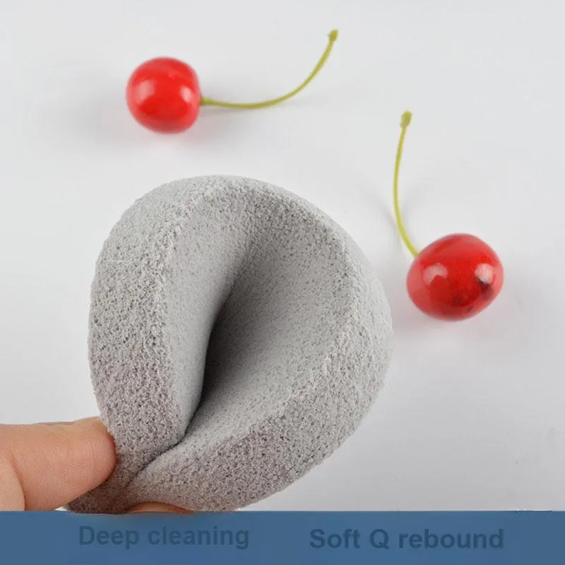 JIANYINGSHU Activated Carbon Charcoal Powder Deep Cleansing Makeup Removal Face Cleansing Powder Puff-2