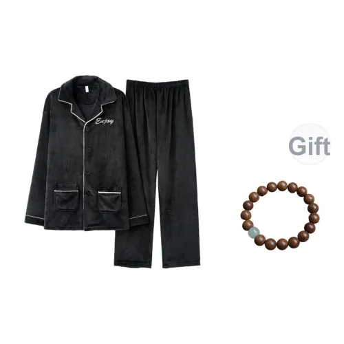 MENGLUAN Черный с подарком Мужской комплект пижам