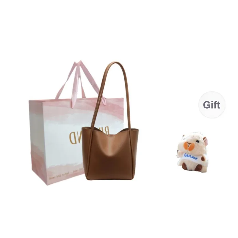 TOUTSEUL YOLO PU Shoulder Bag Women's Brown/Coffee/Black/White-1