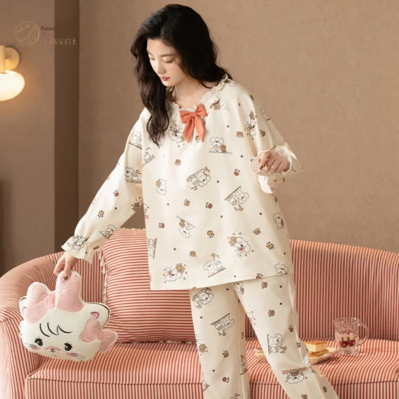 Gongdie x Miiiiichan Pajama Set Women's Pink-5