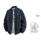 Navy Blue+White