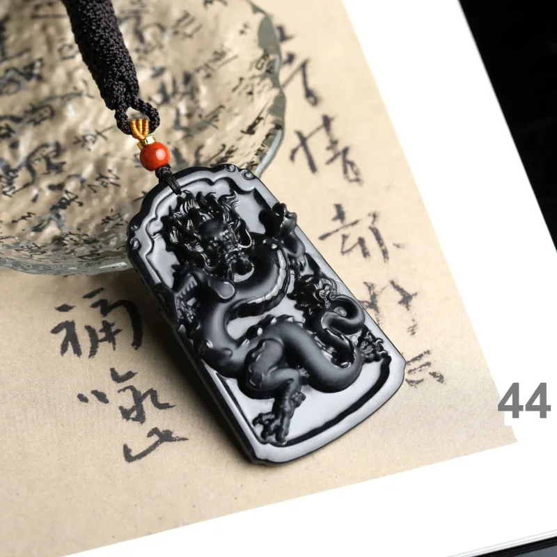 Clear Snow Glutinous Jade Necklaces Unisex-5