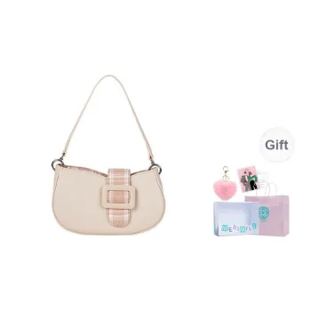 MERIMIES Pure Vegan Eco-Friendly Leather Vintage Trendy Casual Versatile Handbag Shoulder Bag Women's Cream Yellow