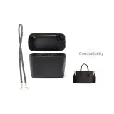 Black Crossbody Shoulder Strap+Liner Clothing Sets