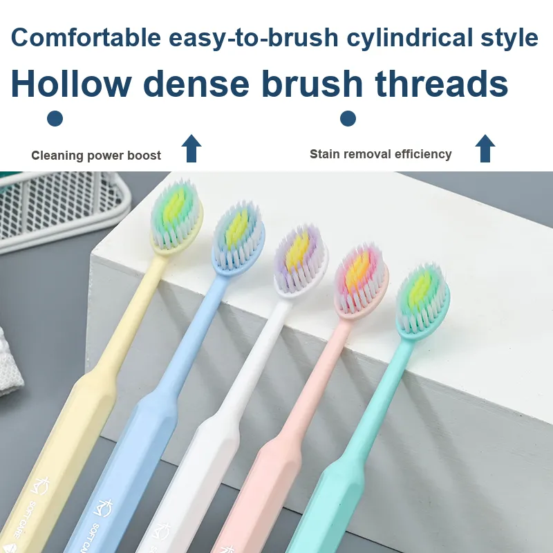 KAMEIER H643 Clean Gum Protection Soft Bristles Toothbrushes Cleaning-0