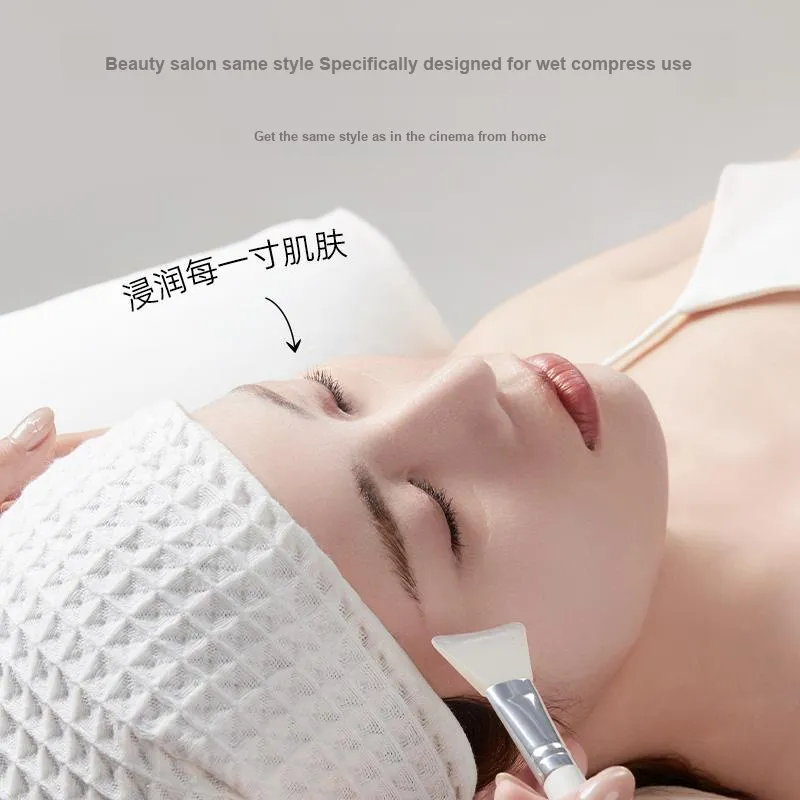 JIANMEICHUANGYAN Adjustable Wet Towel Cotton Open Hole Face Mask Special Extra Thin-2