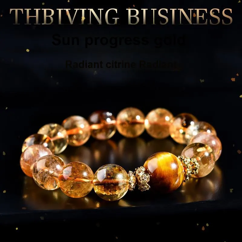 Lingfei Natural Citrine Bracelets Unisex-1
