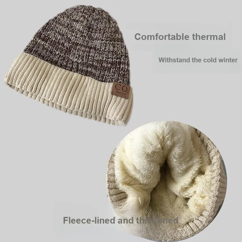 Youyoulan Cotton Polyester Blend Beanies Unisex-1