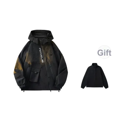 Feiyue Водонепроницаемый Ветрозащитный Защита от ультрафиолета Водонепроницаемая ветровка Унисекс