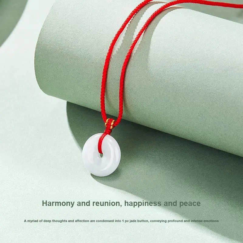 MAMADESHOUHU Chalcedony Jade Necklaces Women's-23