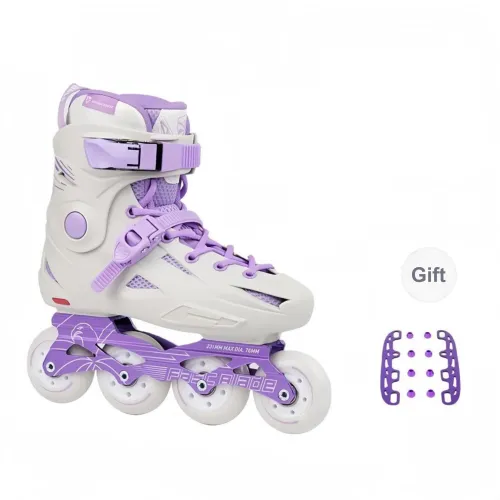 FLYING EAGLE Inline Skates Integrated Aluminum Alloy Knife Holder Unisex Women's White Purple