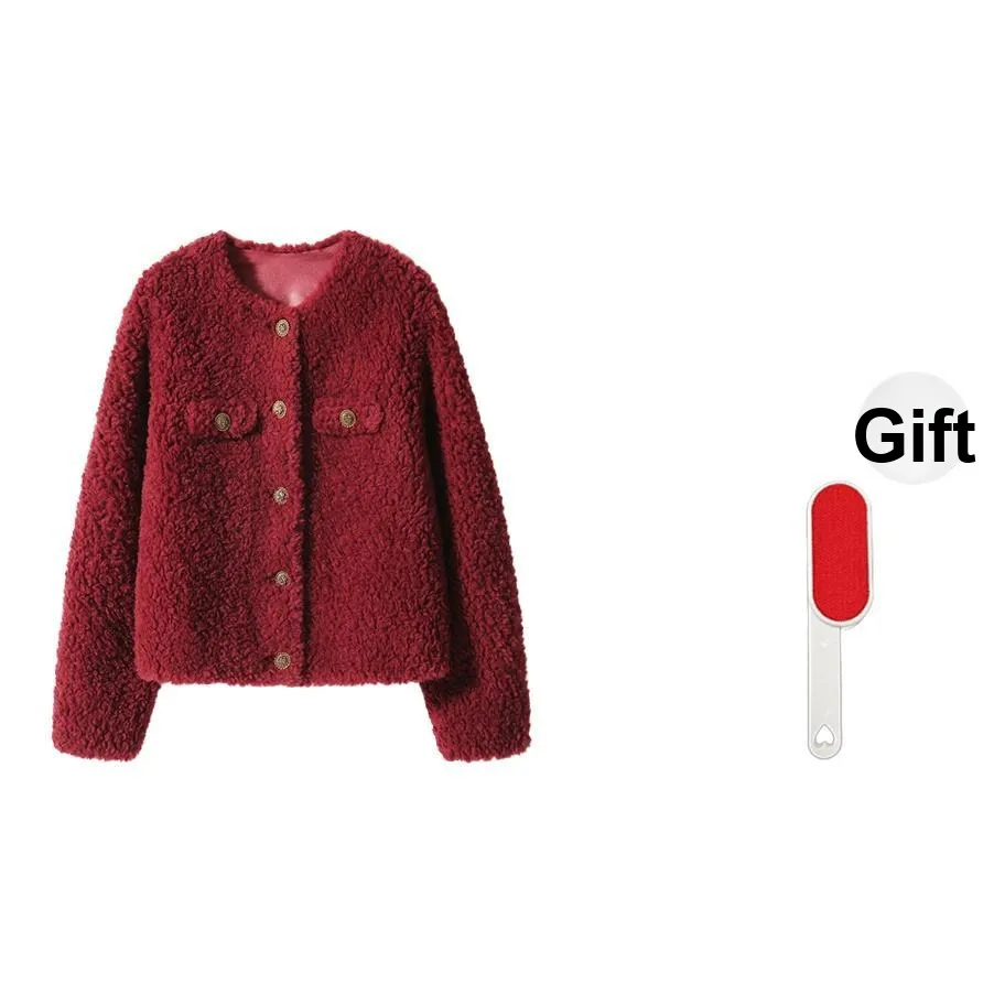 Kele Coco Furs Women's Red