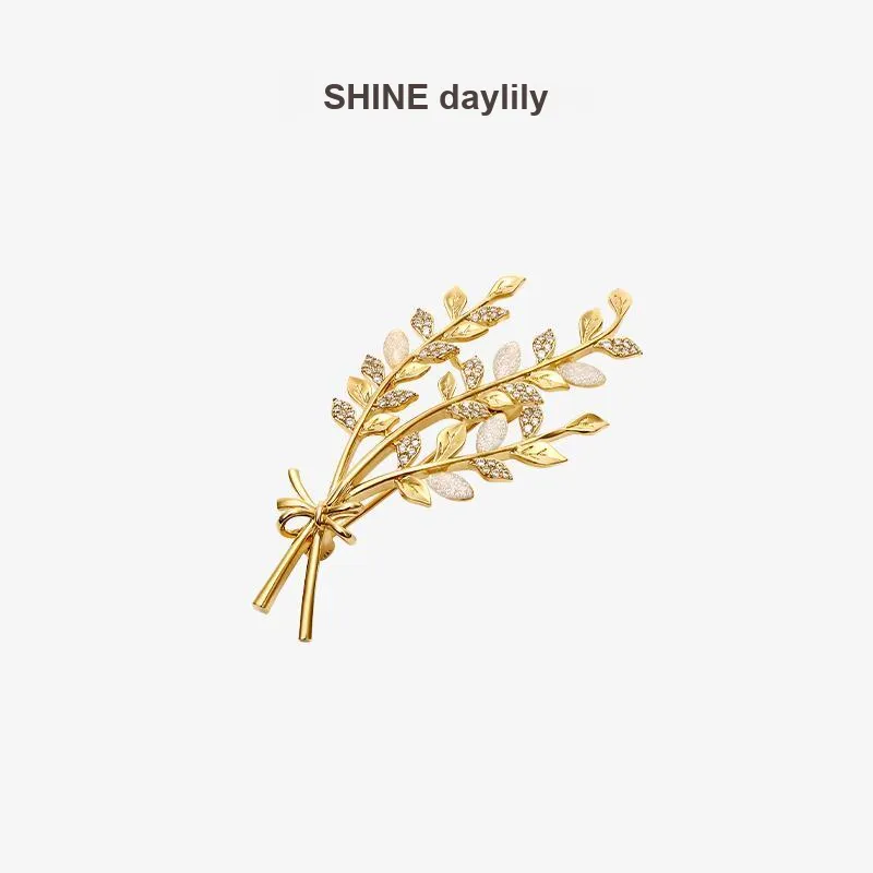 SHINE Laurel Goddess Collection Copper Brooches Women's-4