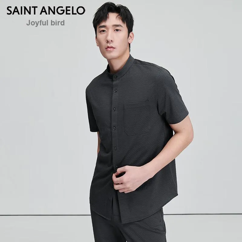 SAINT ANGELO Shirts Unisex Midnight Blue-4
