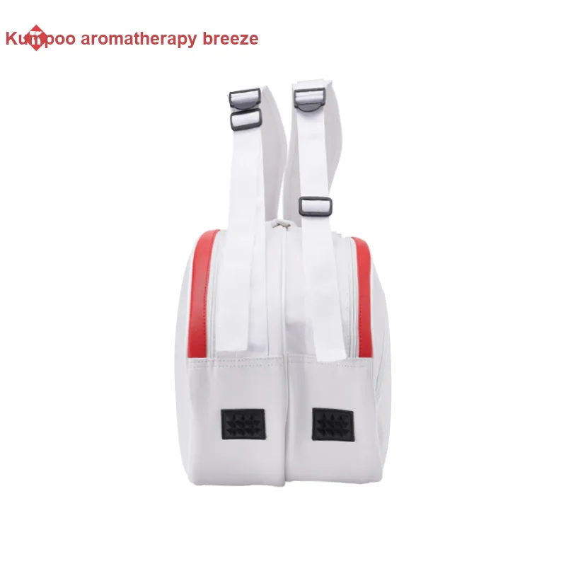 KUMPOO Badminton Racket Bags 6 Pcs Crossbody Bag White Red Color Scheme Unisex-2