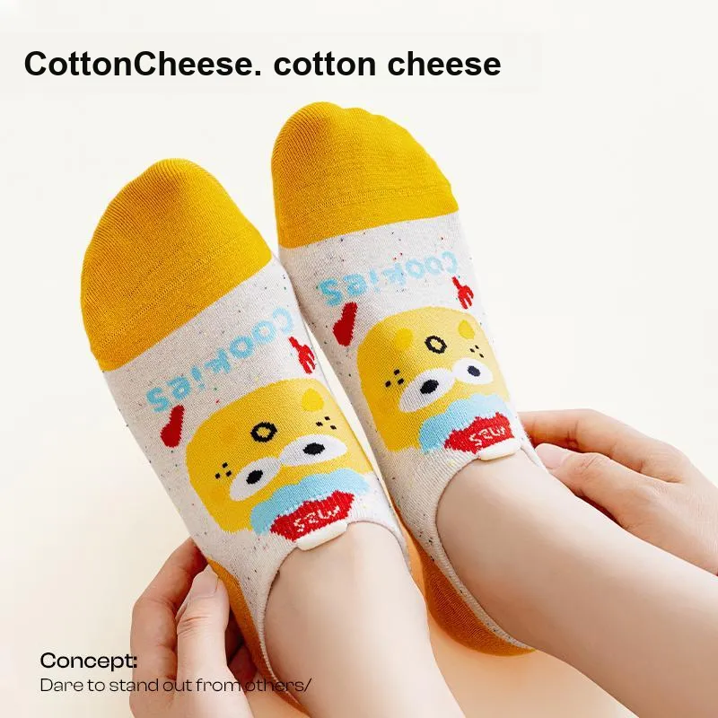 COTTON CHEESE Ankle Socks Unisex 5 Pack-3