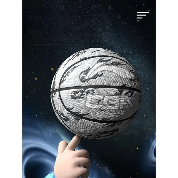 LiNing Rubber Basketball No. 5 No. 6 No. 7 Training Unisex-2