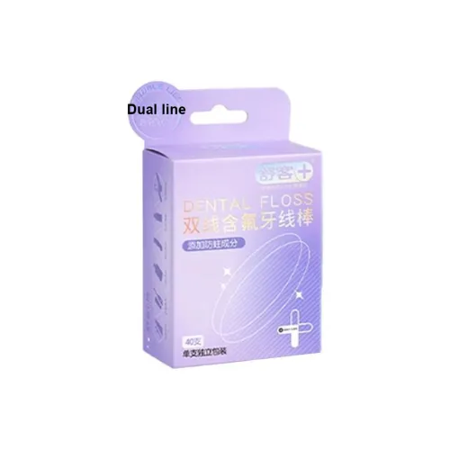 Saky+ Два Strand Свежий Floss Sticks 40 шт. коробка