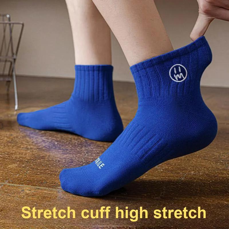 MIIOW Mid Calf Socks Unisex 5 Pack-12