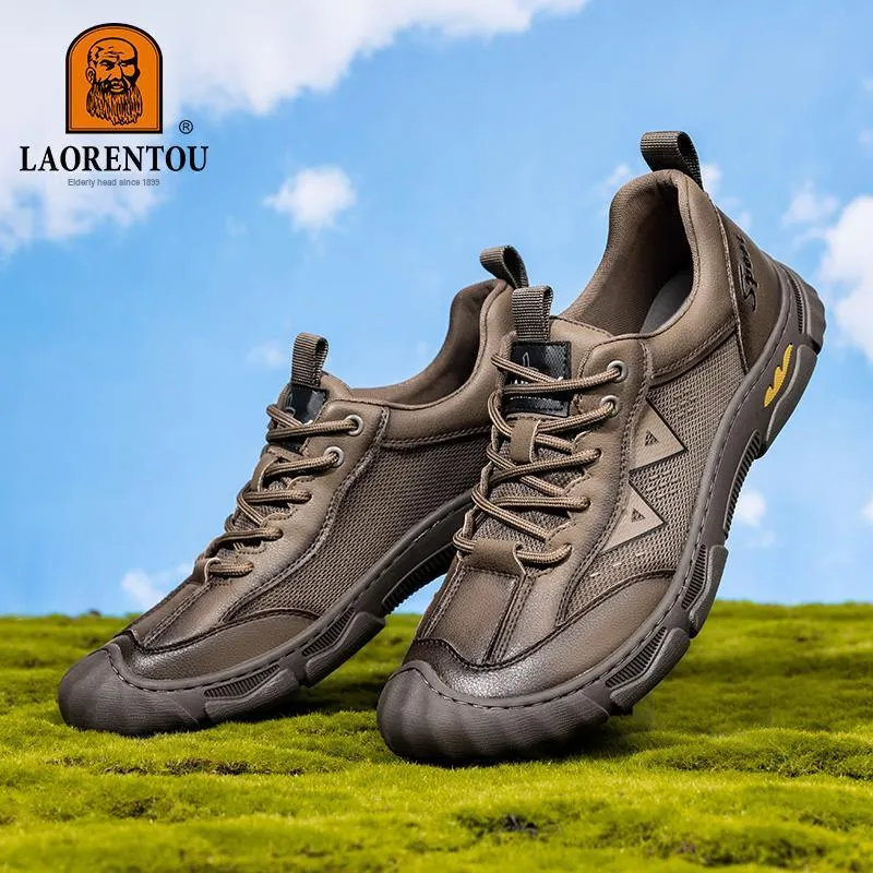LAORENTOU Cushioned Anti-Slip Wear-Resistant Breathable Lightweight Outdoor Shoes Men's-6