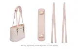 Pink (Mk Basket Bag with Shoulder Pads and Strap)