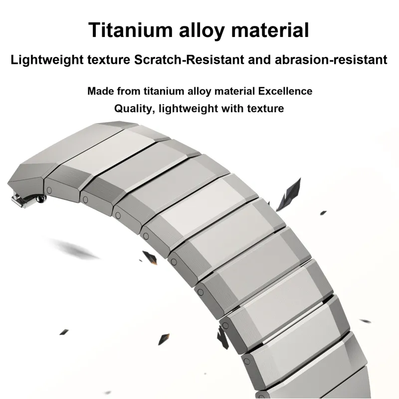 LOVINGCOOL Watch Band Huawei Compatibility Titanium Alloy Material-5