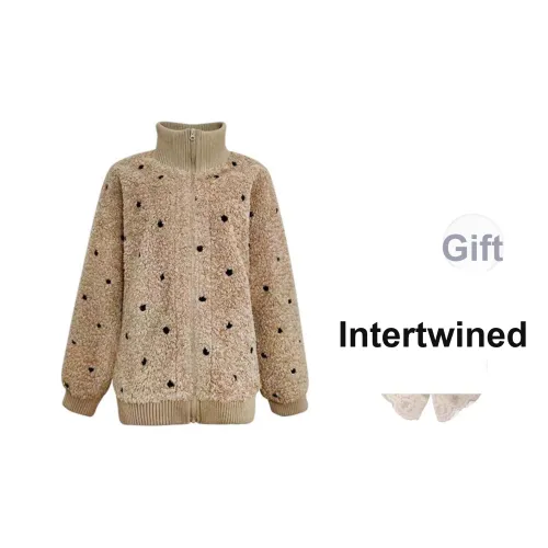 SYEEE WITH U Бархат Feel Пальто Женские