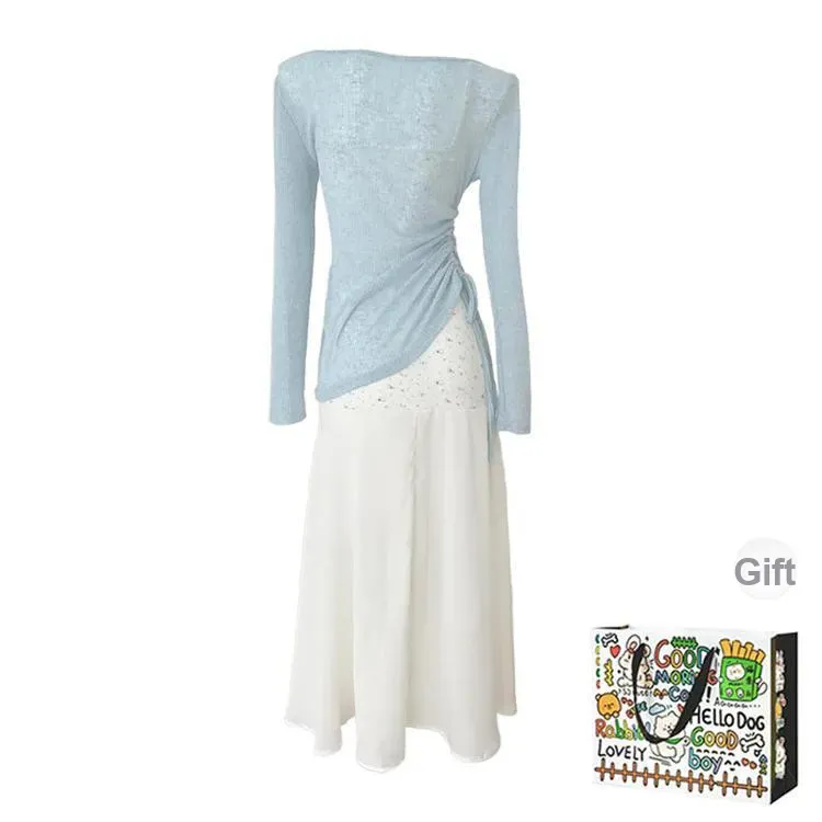 HAPG Two Piece Skirt Sets Women's-1