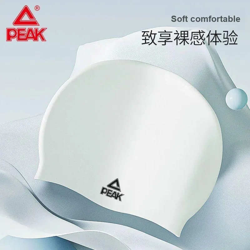 PEAK Swimming Caps Silicone Swim Pool Beach Unisex-4