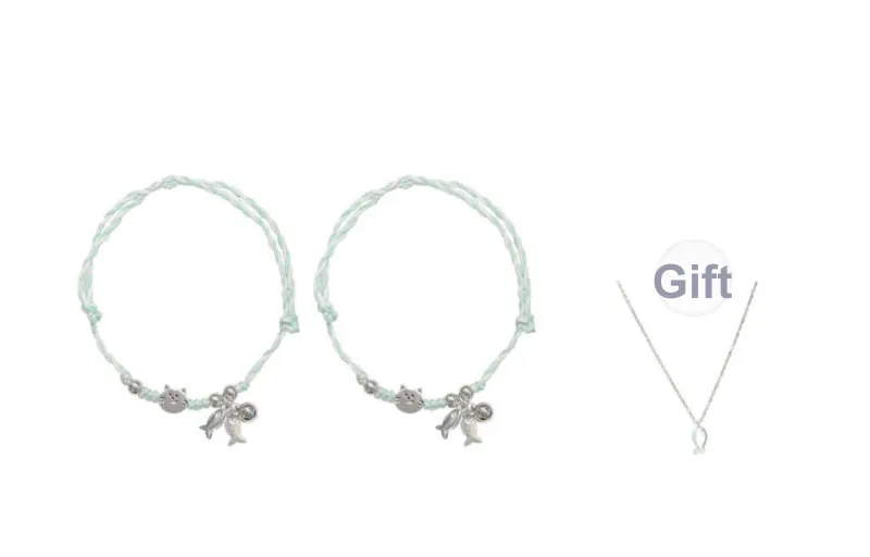 MIDNIGHT MOMENT Alloy Rope Bracelets Unisex-6