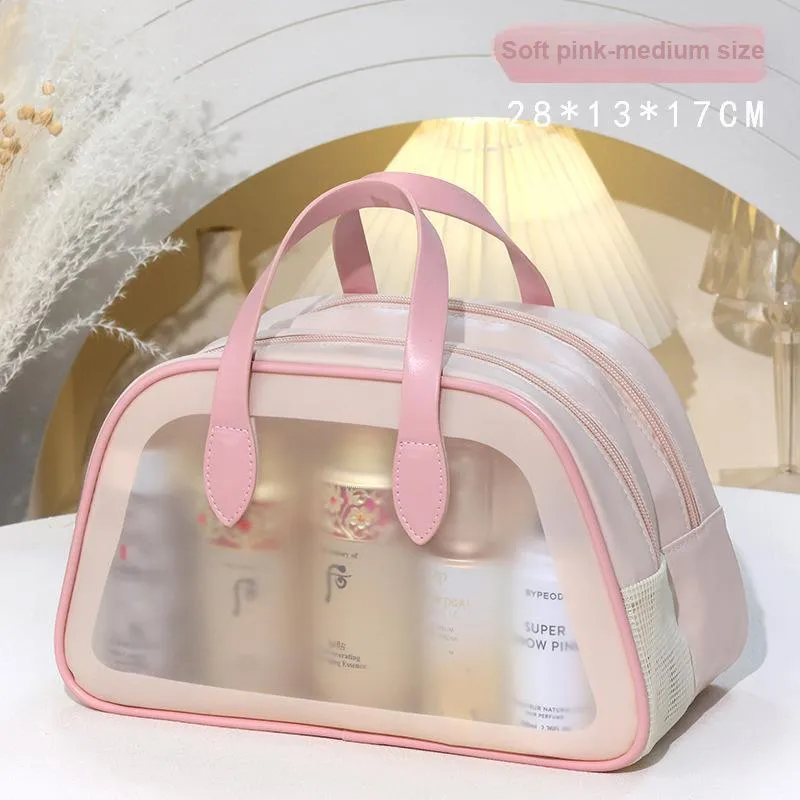 LETOO PVC Makeup Bag Large Size Women's Multicolor-2