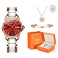Ceramic Strap Rose Case Red Dial