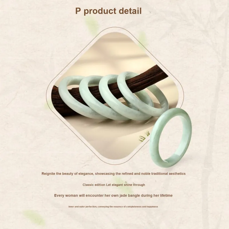 LAOMIAO Bean Type Jadeite Bangles Women's-8